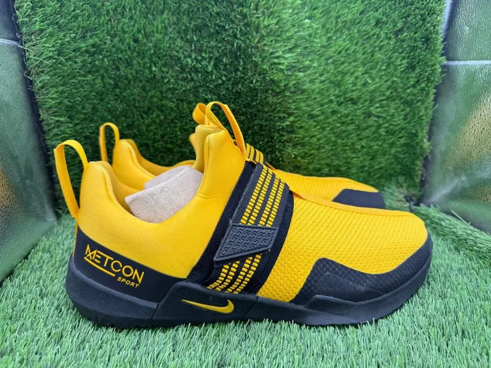 Nike Metcon Sport TB CI5820-701 Athletic Sneaker Mens 14 Yellow Mesh Gym Jogging